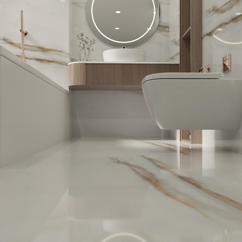 XL Slabs LM LM Gran Calacata Polished 63x63 Rectified - Image 9