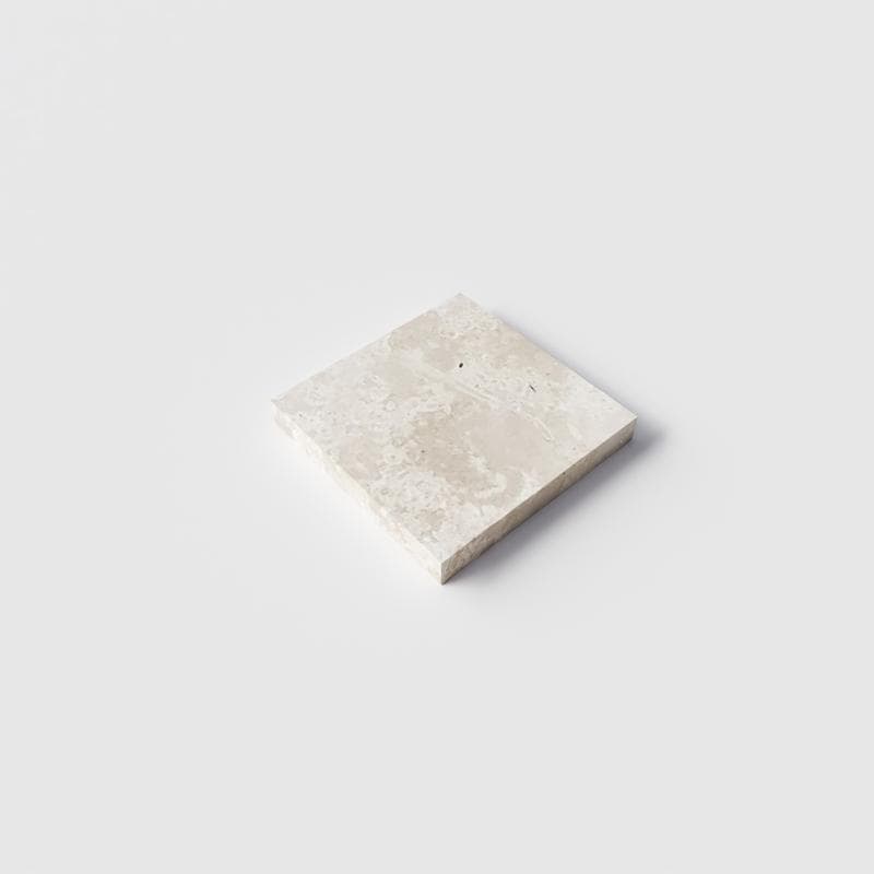 Cordoba Cream (Light/Ivory) Travertine Field Tile 6x6 - Image 3