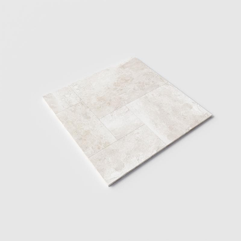 Cordoba Cream (Light/Ivory) Travertine Field Tile French Pattern - Image 3