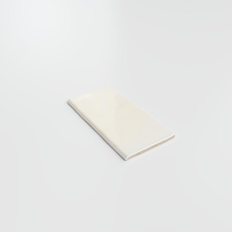 Maiolica Biscuit 3x6 Single Bullnose - Image 2