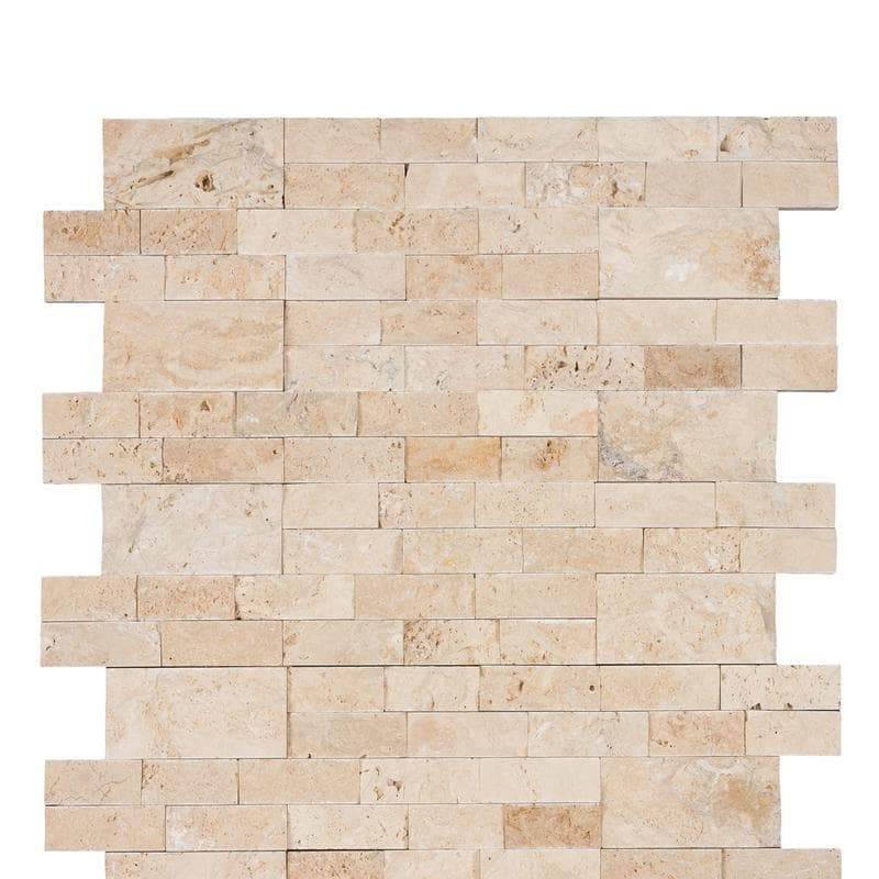 Cordoba Cream Split Face 6x24 Ledger Panel Flats - Image 1
