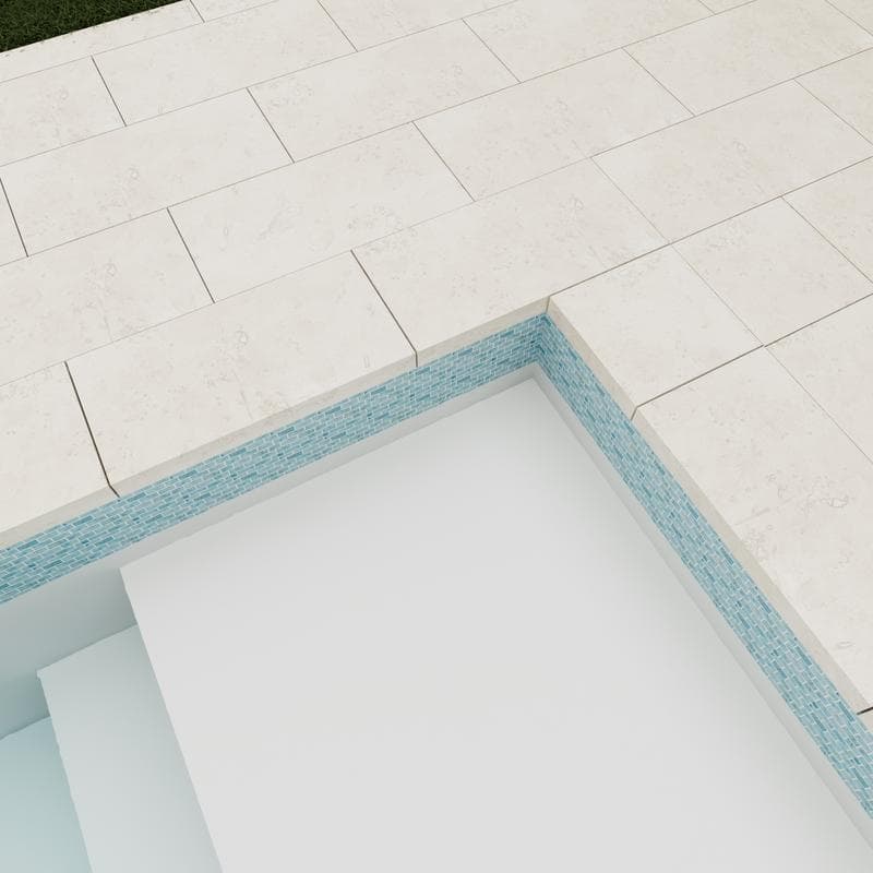 Aquabella Lakes Tahoe 6x6 Porcelain Bullnose Pool Tile - Image 5