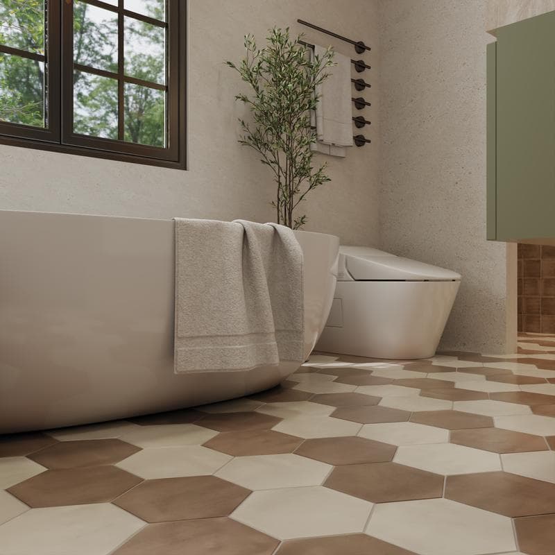 Riad Exa Cacao 9x10 Field Tile - Image 2