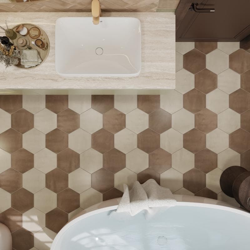 Riad Exa Cacao 9x10 Field Tile - Image 9