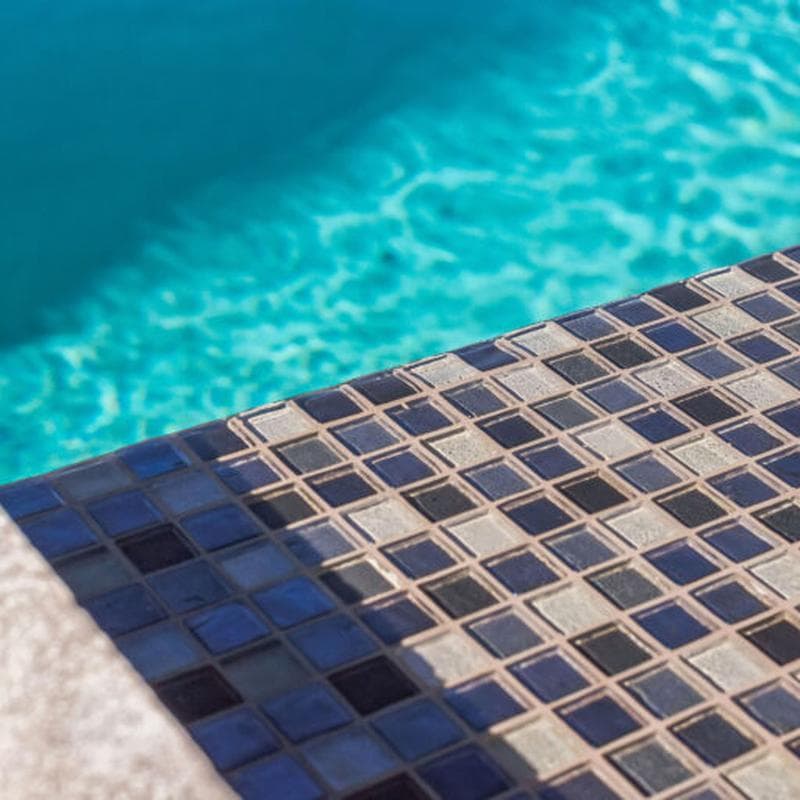 Aquabella Aurora Borealis Magic 1x1 Glass Mosaic 12"x12" Pool Tile (AB-1113) - Image 16