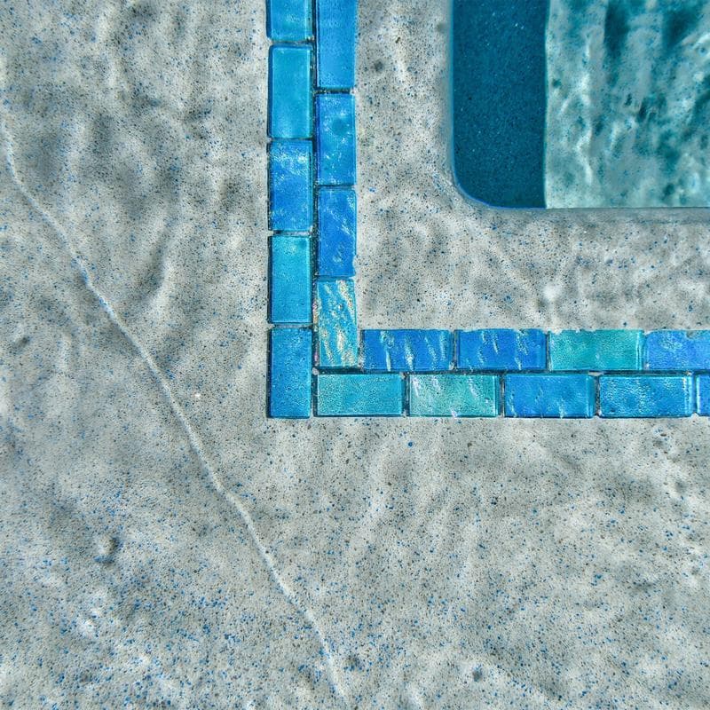 Aquabella Aurora Borealis Marvel 1x2 Glass Mosaic 12"x12" Pool Tile (AB-1211) - Image 4