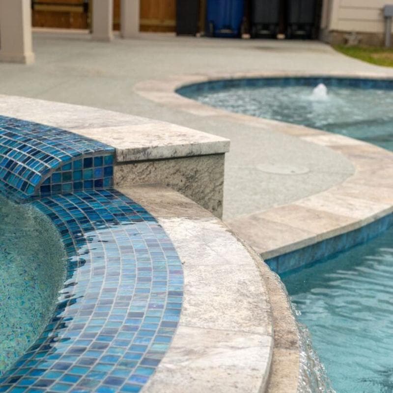 Aquabella Aurora Borealis Mystic 1x1 Glass Mosaic 12"x12" Pool Tile (AB-1112) - Image 18