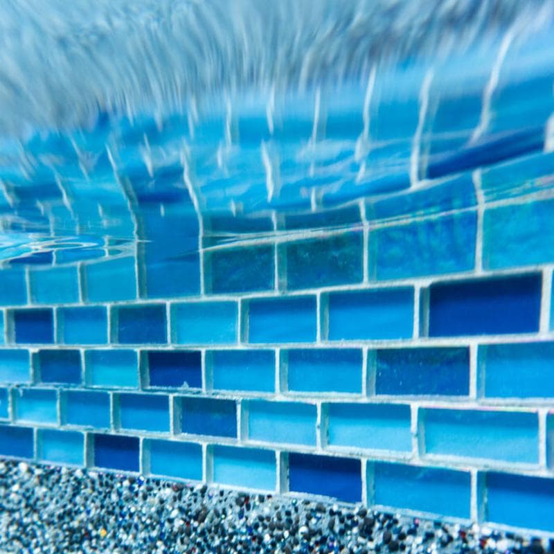 Aquabella Aurora Borealis Mystic 1x2 Glass Mosaic 12"x12" Pool Tile (AB-1212) - Image 17