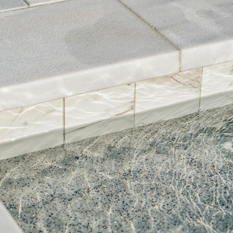 Aquabella Stone Age Calacatta 6x6 Porcelain Field Tile - Image 3