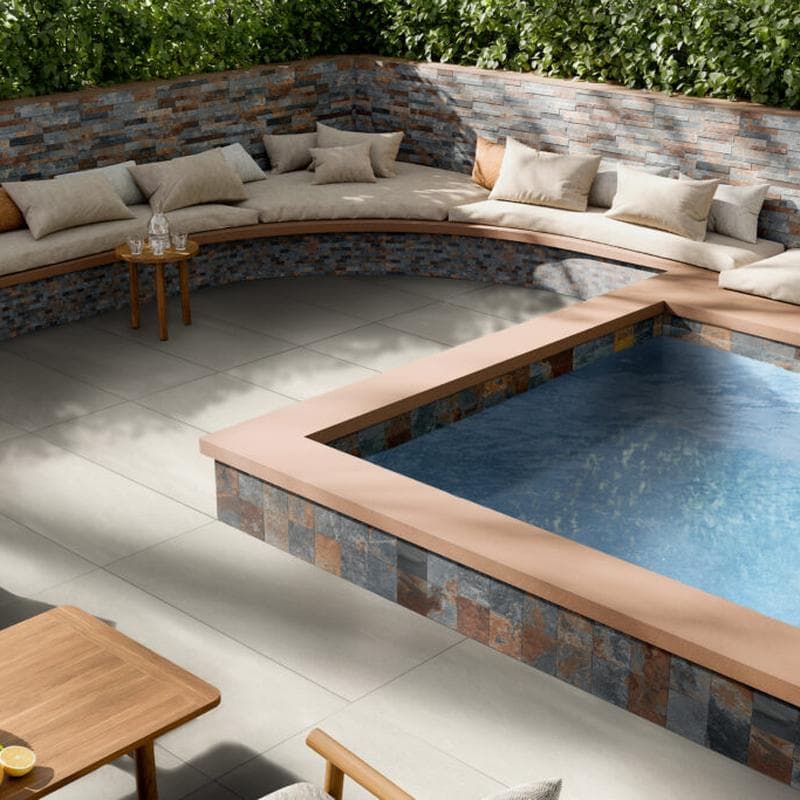Aquabella Slate River Bend 6x24 Porcelain Field Tile - Image 2
