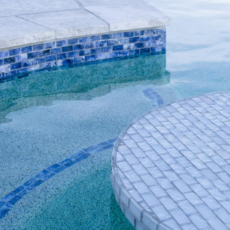 Aquabella Odyssey Athens 1x2 Glass Mosaic 12"x12" Pool Tile (OD-140) - Image 8