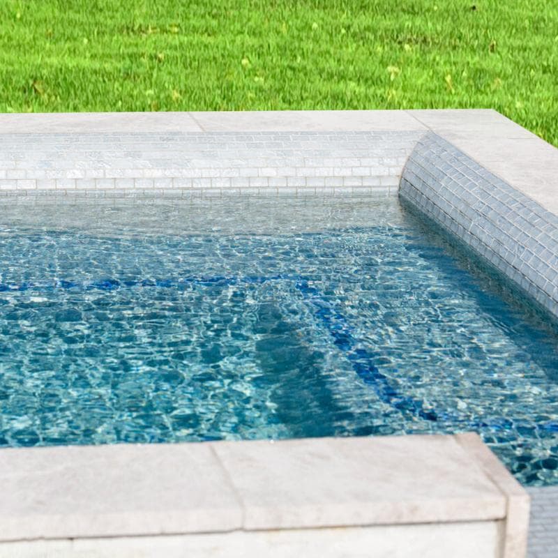 Aquabella Odyssey Athens 1x2 Glass Mosaic 12"x12" Pool Tile (OD-140) - Image 7