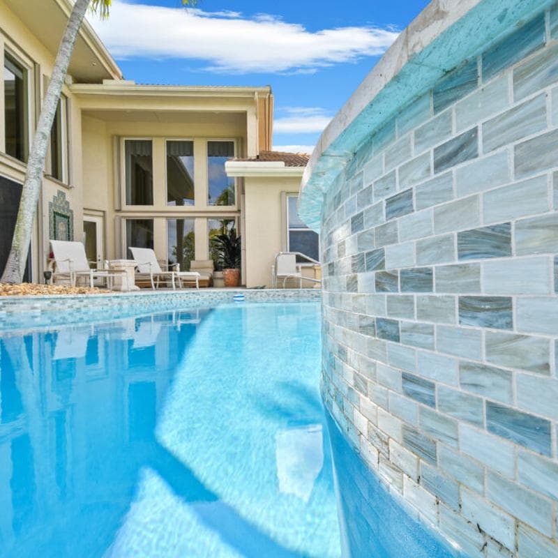 Aquabella North Seas Denmark 1x2 Glass Mosaic 12"x12" Pool Tile (NS-1220) - Image 13