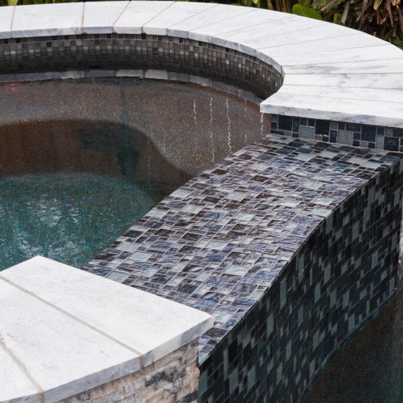 Aquabella Night Life Soul Block Random Glass Mosaic 12"x12" Pool Tile (NL-834) - Image 5
