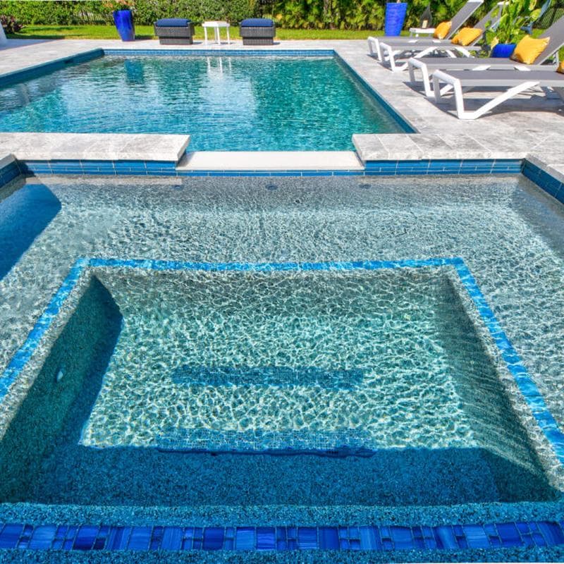 Aquabella Monet Impression Block Random Glass Mosaic 12"x12" Pool Tile (MS-880) - Image 17