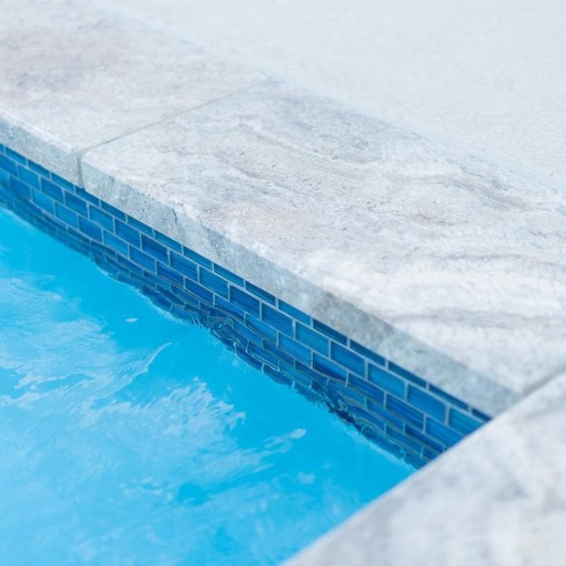 Aquabella Monet Paradise 1x2 Glass Mosaic 12"x12" Pool Tile (MS-1284) - Image 18