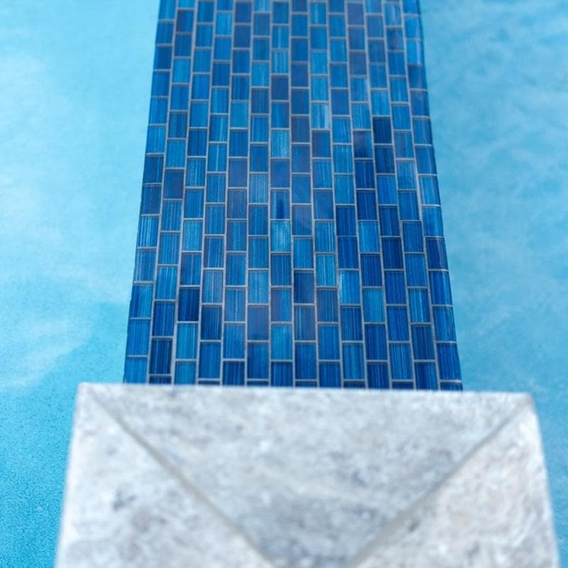 Aquabella Monet Paradise 1x2 Glass Mosaic 12"x12" Pool Tile (MS-1284) - Image 24