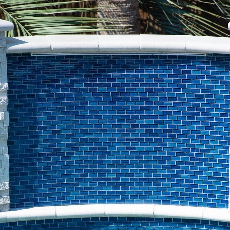 Aquabella Monet Paradise 1x2 Glass Mosaic 12"x12" Pool Tile (MS-1284) - Image 21
