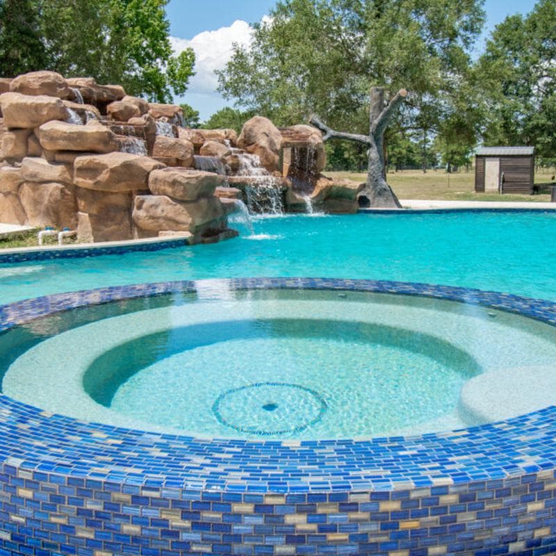 Aquabella Monet Water Lilies 1x2 Glass Mosaic 12"x12" Pool Tile (MS-1281) - Image 17