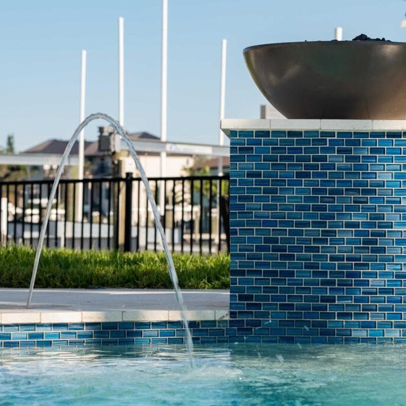 Aquabella Monet Impression 1x2 Glass Mosaic 12"x12" Pool Tile (MS-1280) - Image 18