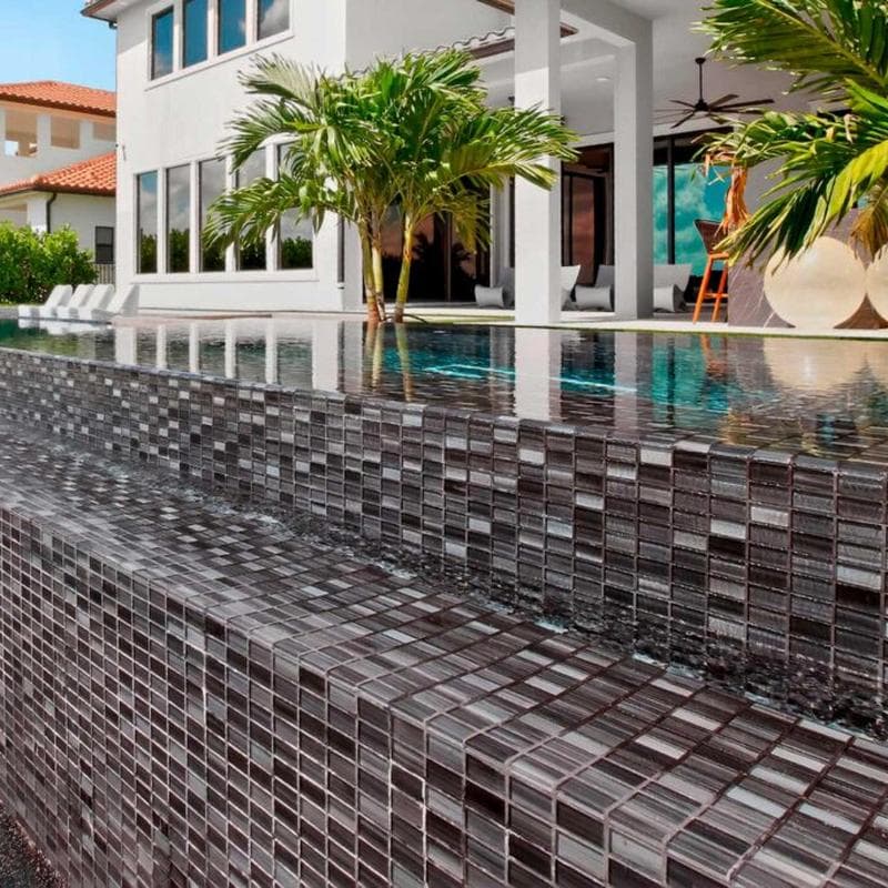 Aquabella London Westminster 1x2 Glass Mosaic 12"x12" Pool Tile (LS-1276) - Image 23