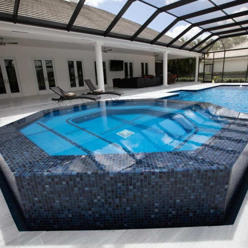 Aquabella London Victoria 1x1 Glass Mosaic 12"x12" Pool Tile (LS-1177) - Image 20