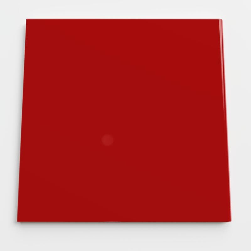 Color Collection Bright Red Pepper 6x6 Single Bullnose - Image 1