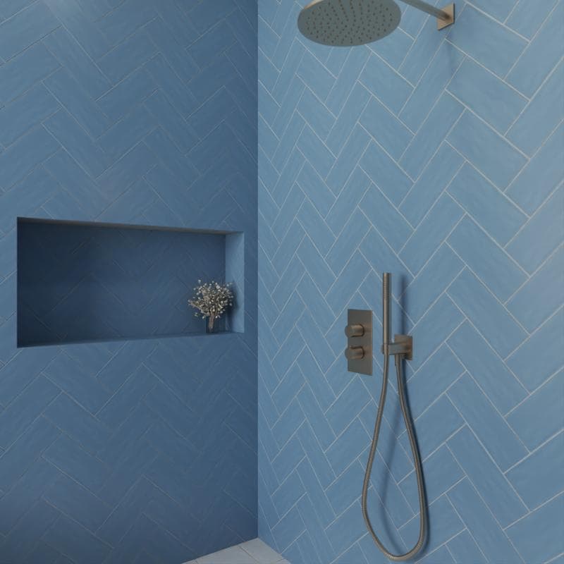 Maiolica Matte Blue Steel 4x10 - Image 8