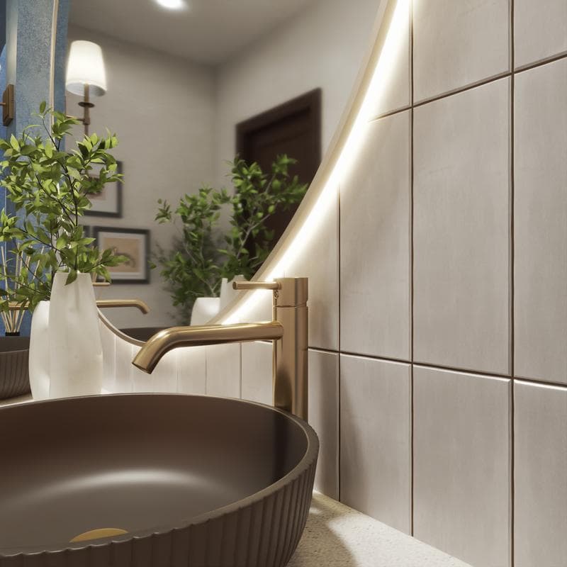 Maiolica Matte Tender Gray 4x10 - Image 10