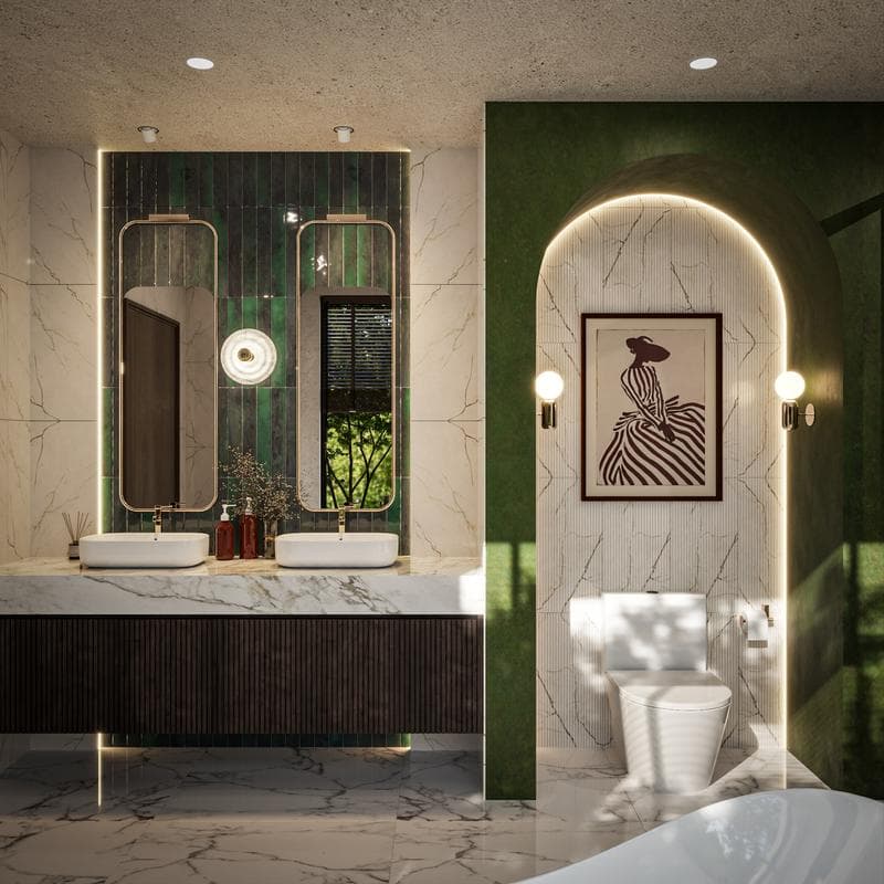 Marble Lincoln White Suite 12x24 R - Image 2