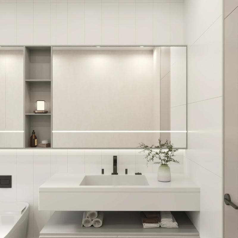 Mood Matte White Ice 6x18 - Image 2