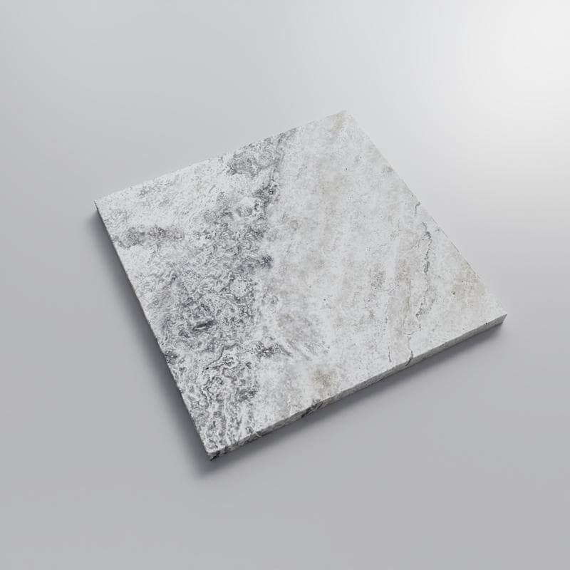 Silver Travertine 3cm Paver 24x24 - Image 2
