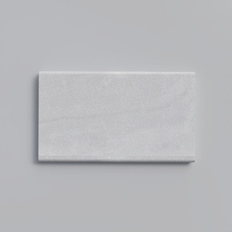 White Marble 3cm Double Bullnose Pool Coping 12x24 - Image 1