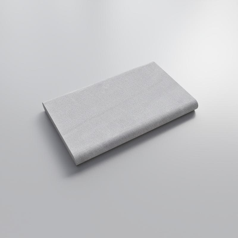 White Marble 5cm Double Bullnose Pool Coping 12x24 - Image 3