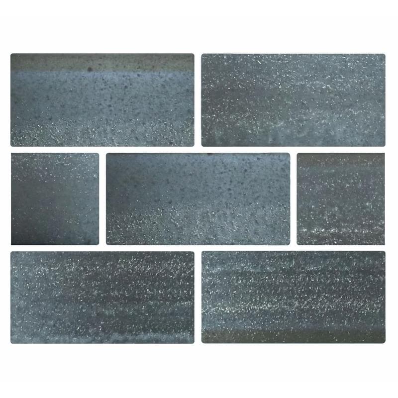 (DISCONTINUED) Aquabella Riviera Aqua Genoa 2x4 Glass Mosaic 12"x12" Pool Tile (RV-2427) - Image 1