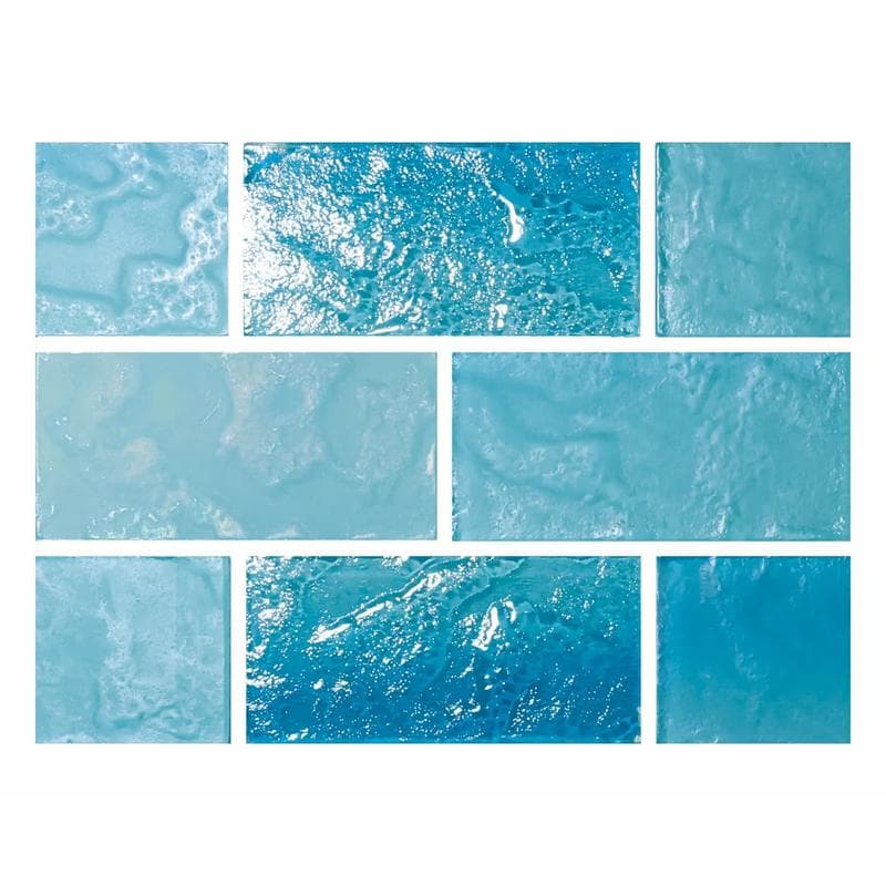 Aquabella Odyssey Sparta 2x4 Glass Mosaic 12"x12" Pool Tile (OD-2441) - Image 1