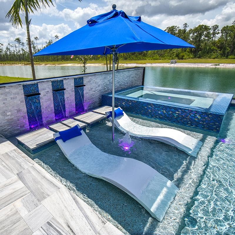 Twilight Azure 1x2 Glass Mosaic 12"x12" Pool Tile - Image 8