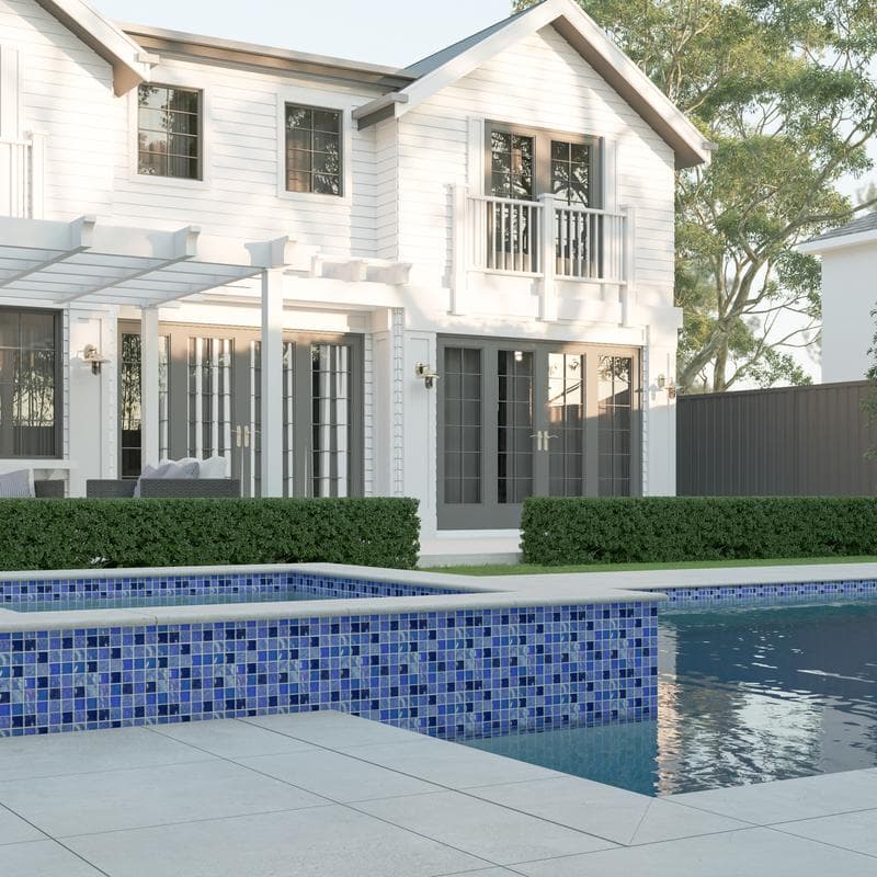 Aquabella Night Life Galant 1x1 Glass Mosaic 12"x12" Pool Tile (NL-1132) - Image 8