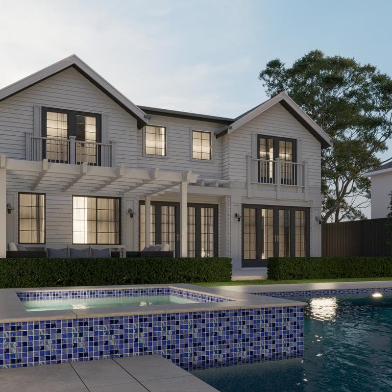 Aquabella Night Life Galant 1x1 Glass Mosaic 12"x12" Pool Tile (NL-1132) - Image 12