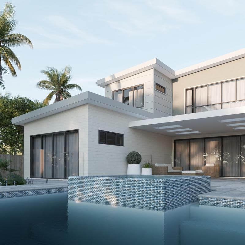 Aquabella Abyss Alexandria 1x2 Porcelain Mosaic 12"x12" Pool Tile (AY-1223) - Image 8