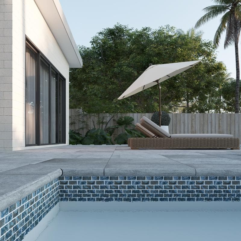 Aquabella Abyss Alexandria 1x2 Porcelain Mosaic 12"x12" Pool Tile (AY-1223) - Image 7