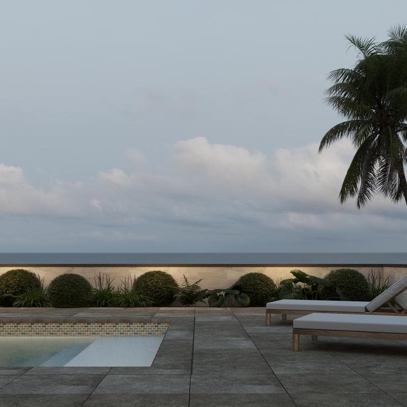 Aquabella Italian Slate Naples 1x2 Porcelain Mosaic 12"x12" Pool Tile (IS-1237) - Image 12