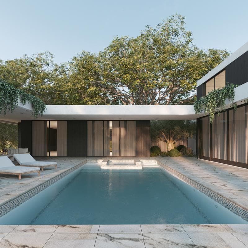 Aquabella Italian Slate Milan 1x2 Porcelain Mosaic 12"x12" Pool Tile (IS-1235) - Image 2