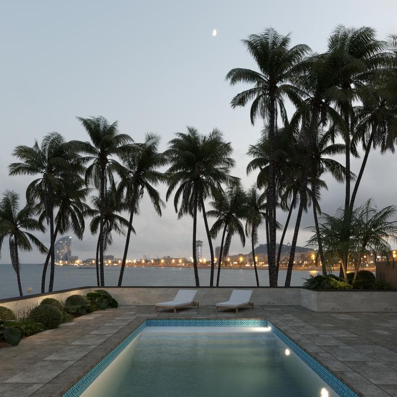 Aquabella Aurora Borealis Marvel 1x2 Glass Mosaic 12"x12" Pool Tile (AB-1211) - Image 11