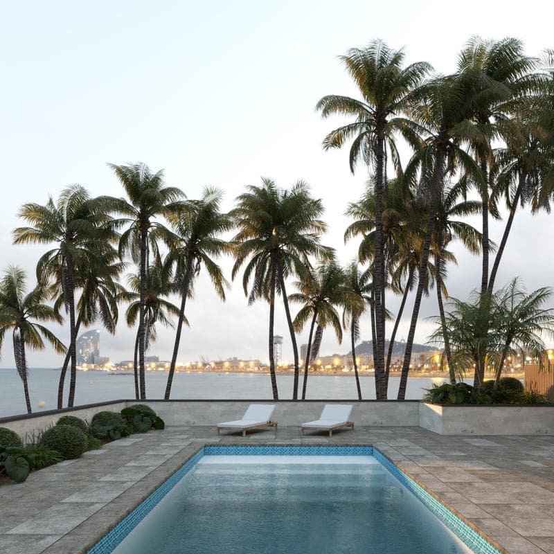 Aquabella Aurora Borealis Marvel 1x2 Glass Mosaic 12"x12" Pool Tile (AB-1211) - Image 3