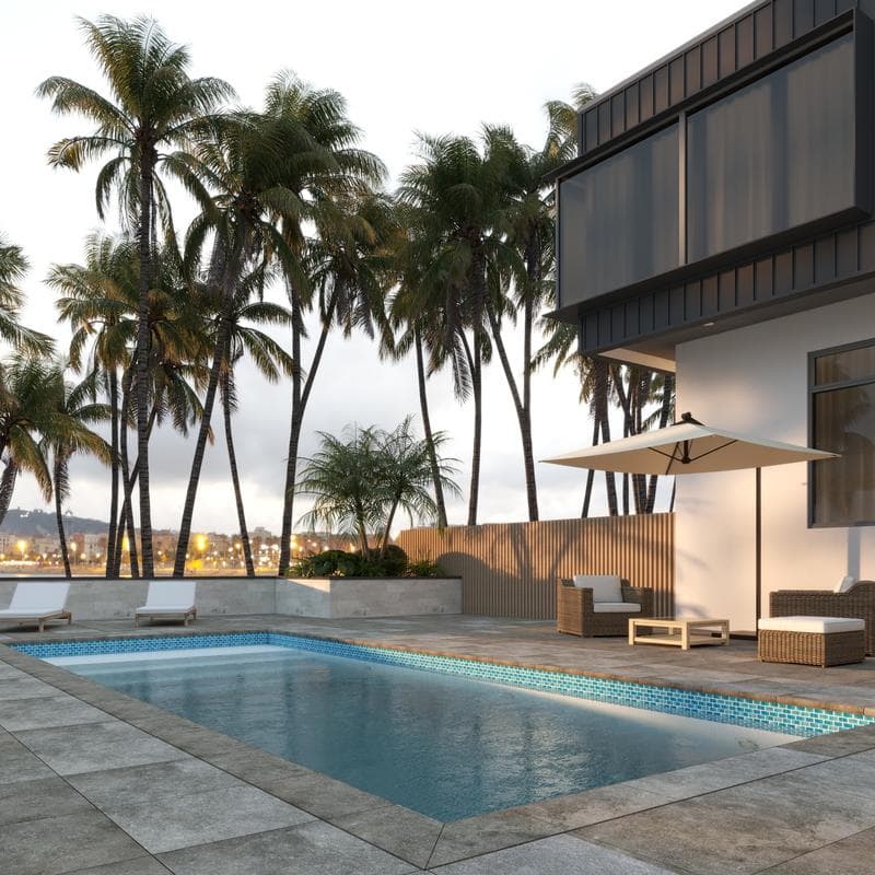 Aquabella Aurora Borealis Marvel 1x2 Glass Mosaic 12"x12" Pool Tile (AB-1211) - Image 8