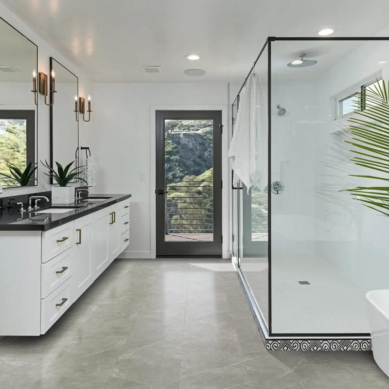 Shorebreak Marble-Style: Bolinas Marble 12x24 Laminate Flooring (AC4 Wear Layer) - Image 6