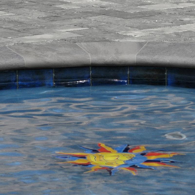 Argento Travertino 2cm Bullnose Pool Coping 13x24 - Image 2