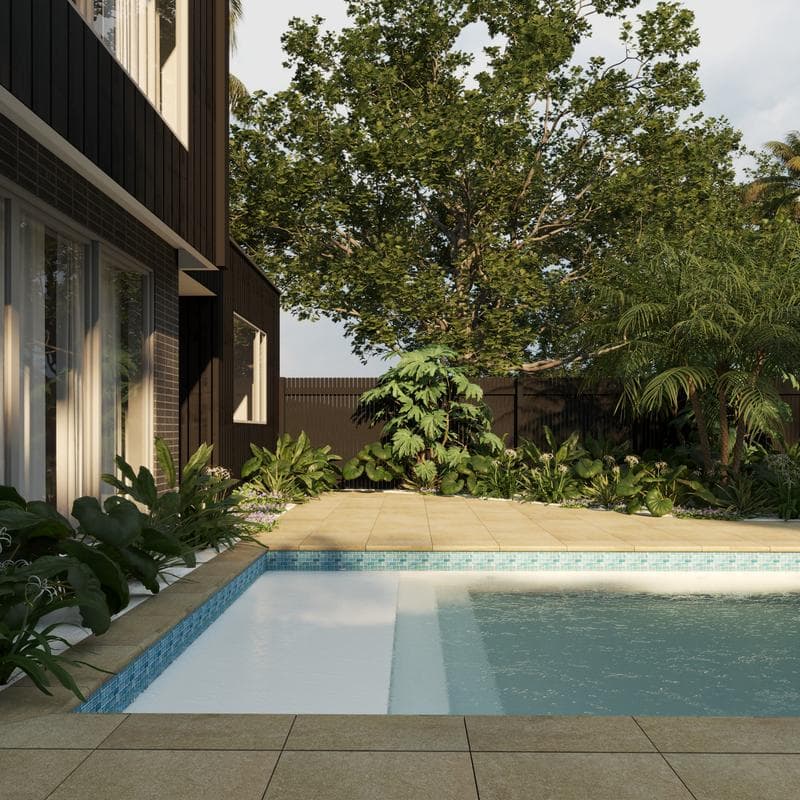 Aquabella Fjord Silent 1x2 Glass Mosaic 12"x12" Pool Tile (FJ-1298) - Image 4