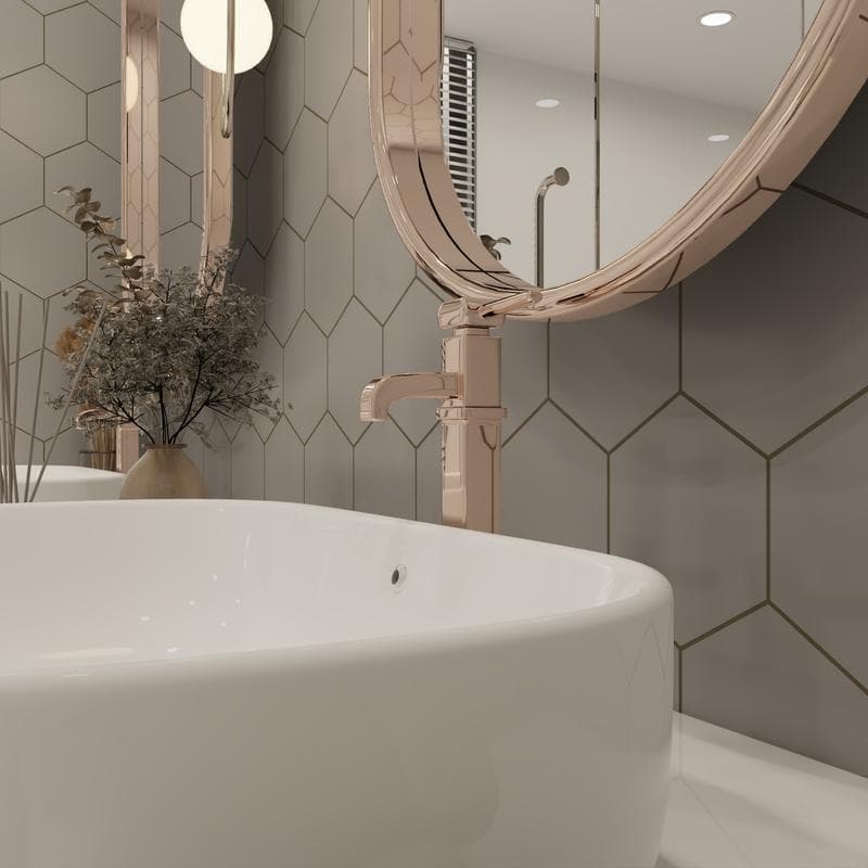 Marquise Hexagon Acero Matte 5x6 - Image 8